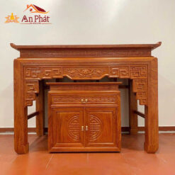 Mẫu bàn thờ tủ thờ đẹp gỗ hương đá BTD2066