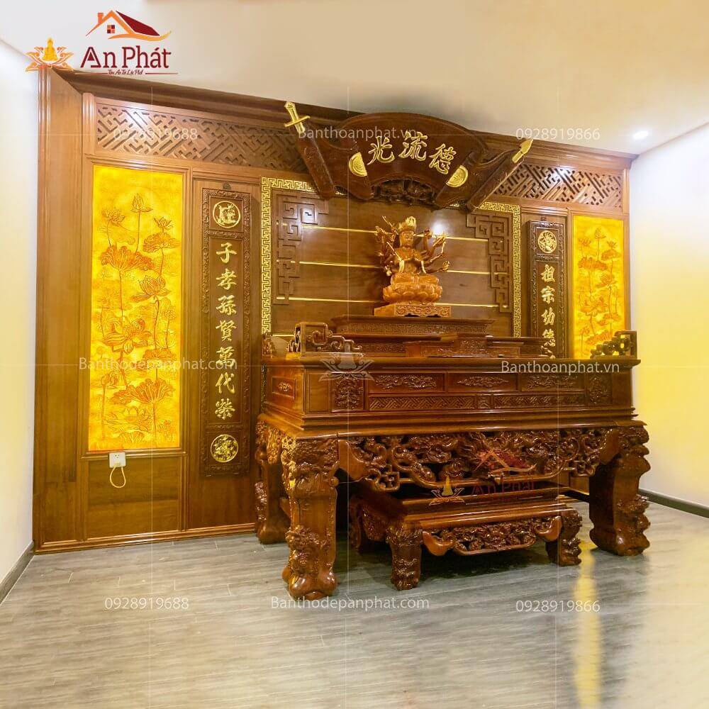 Những không gian phòng thờ đẹp chiếm trọn cảm tình của các gia đình Việt
