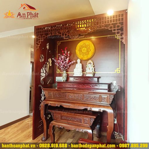 Án gian thờ Phật tam cấp