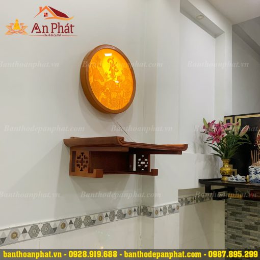 Mẫu bàn thờ treo tường cho nhà chung cư đẹp giá rẻ