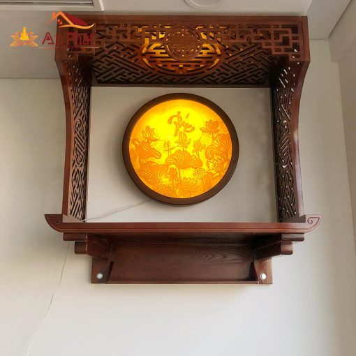 Mẫu bàn thờ treo tường cho nhà chung cư đẹp giá rẻ
