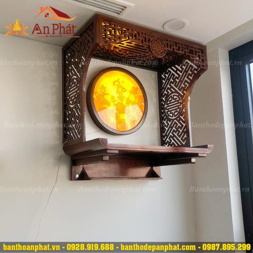 Mẫu trang thờ, kệ thờ, bàn thờ treo đơn giản hiện đại