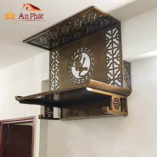 Mẫu bàn thờ treo tường cho nhà chung cư đẹp giá rẻ