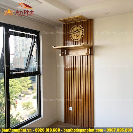Mẫu trang thờ - kệ thờ - bàn thờ treo đơn giản hiện đại