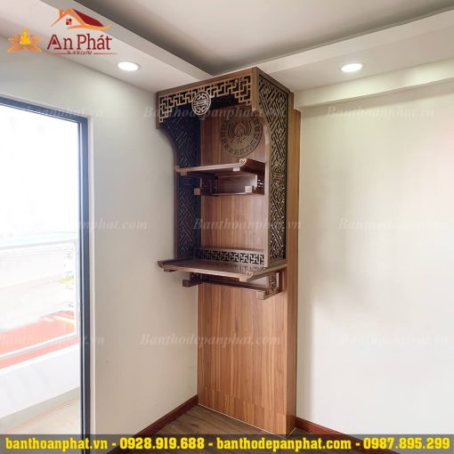 Mẫu trang thờ đẹp từ gỗ tự nhiên