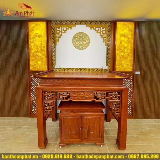 Không gian phòng thờ đẹp thiết kế sang trọng