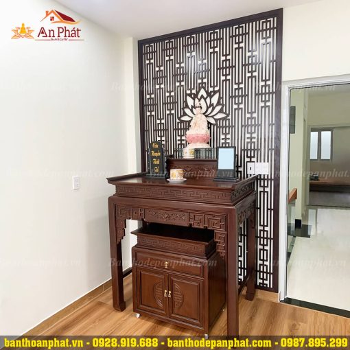 Tủ bàn thờ nhị cấp 2 tầng đẹp