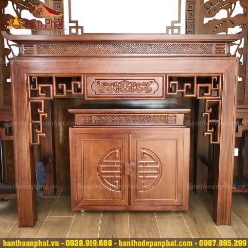 Tủ bàn thờ đẹp gỗ gụ