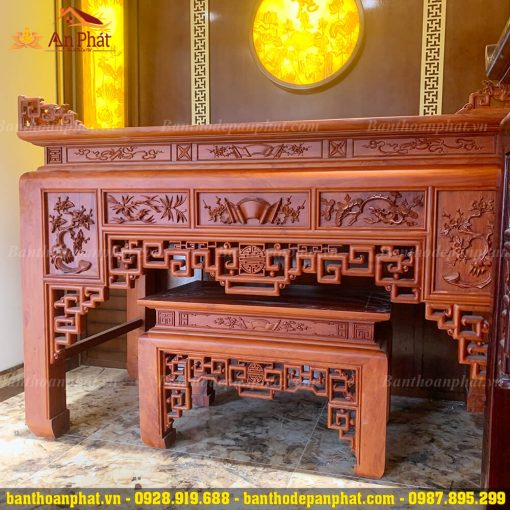 Án gian thờ gỗ hương cao cấp
