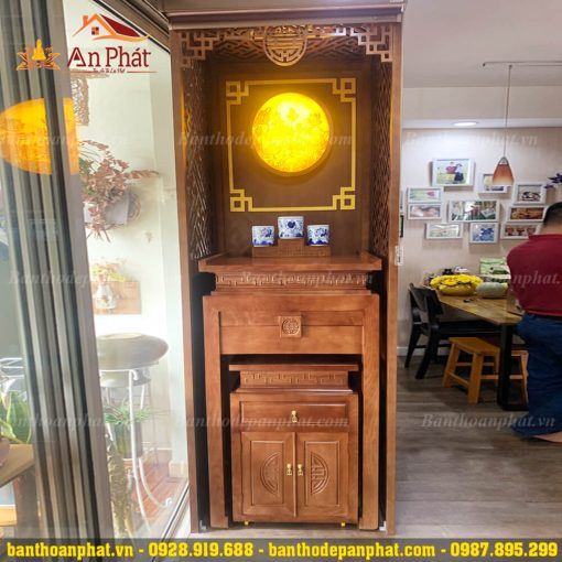 Bàn thờ chung cư nhỏ gọn