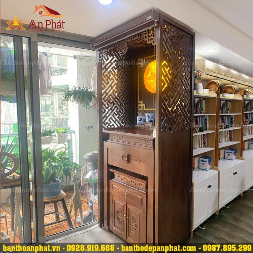 Bàn thờ hiện đại đơn giản cho nhà chung cư