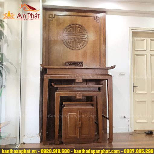 Tủ thờ chung cư thiết kế hiện đại