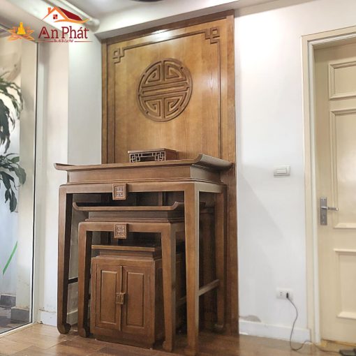 Mẫu bàn thờ chung cư đẹp hiện đại