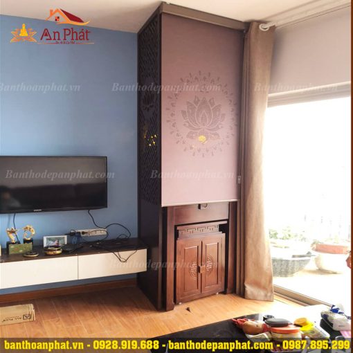 Mẫu tủ bàn thờ đẹp cho nhà chung cư