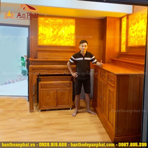 tu tho tam cap ket hop ban tho 2 tang go huong cao cap btd2150 3