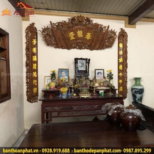 Bộ Cuốn Thư Câu Đối Gỗ Tự Nhiên 100%