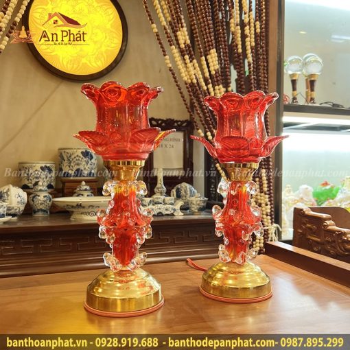 Bộ đèn thờ hoa thị cao cấp DT860