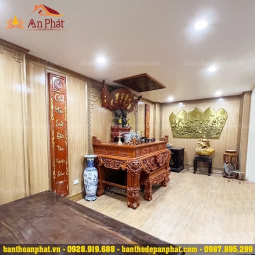 Mẫu sập thờ đẹp chạm khắc tinh xảo