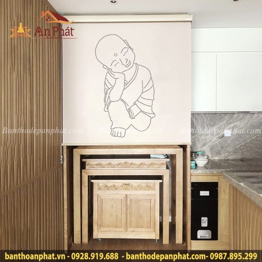 Rèm khắc Laze họa tiết chú Tiểu RT2033