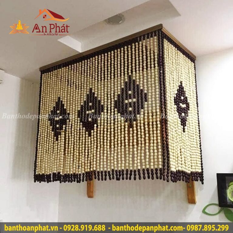 Rèm trang trí bàn thờ gia tiên tôn nghiêm RT2037