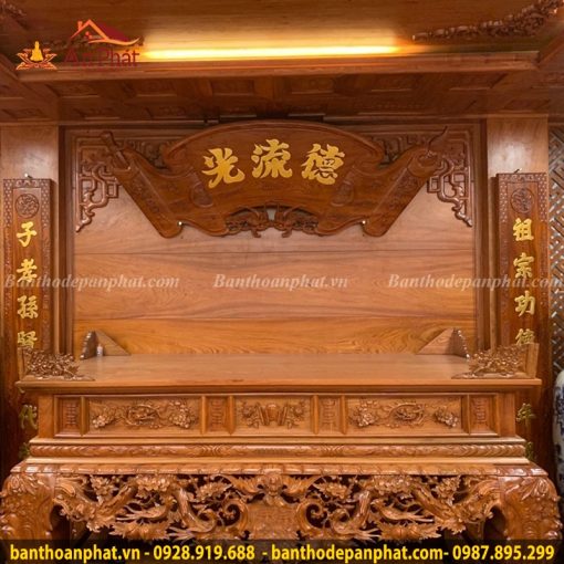 Sập thờ gỗ gõ đỏ cao cấp ST413