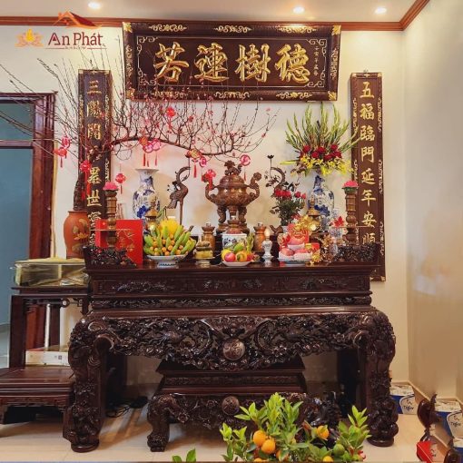 Mẫu sập thờ gỗ gụ cao cấp