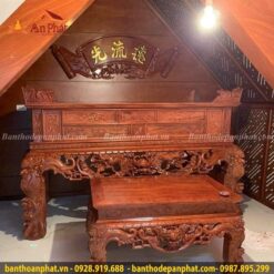 Sập thờ gỗ hương mẫu Đại Cát Đại Lợi ST412