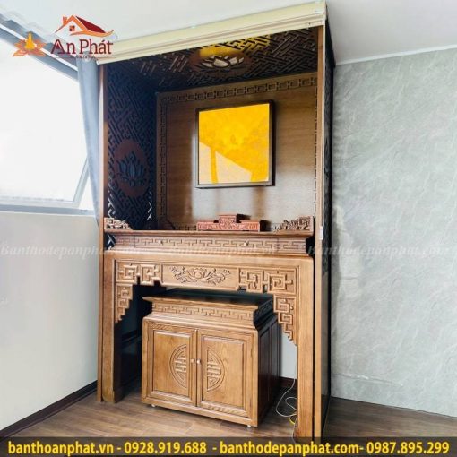 Trang Chủ 74 Mẫu tủ thờ đẹp kèm vách ngăn CNC và tranh trúc chỉ