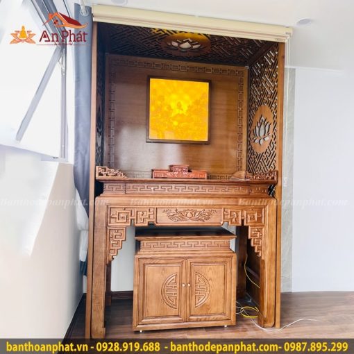 Bàn thờ chung cư đẹp hiện đại BTD2157