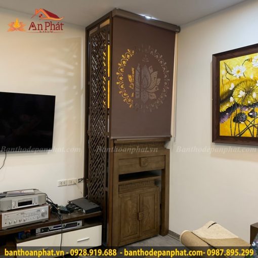 Mẫu tủ thờ đẹp đơn giản cho nhà chung cư