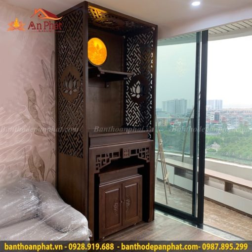 Mẫu tủ phật và gia tiên cho nhà chung cư
