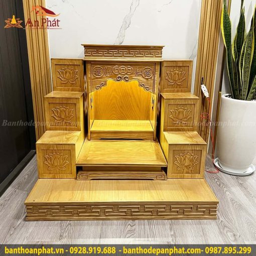 Trọn bộ bàn thờ thần tài thổ địa, kệ bục tam cấp