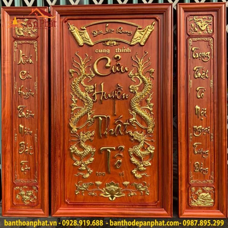 Hoành phi câu đối thờ gia tiên CT3063