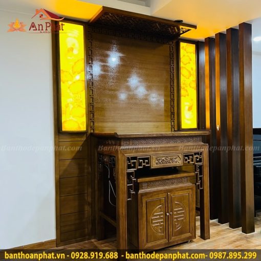 Mẫu bàn thờ gia tiên đẹp hiện đại