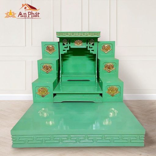 Combo bộ bàn thờ thần tài ông địa kèm bục tam cấp