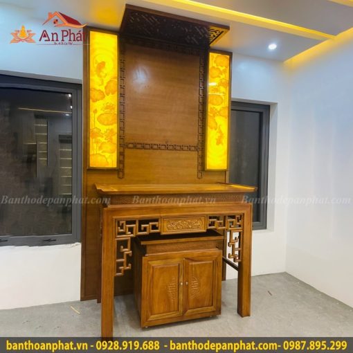 Mẫu phòng thờ đẹp thiết kế hiện đại