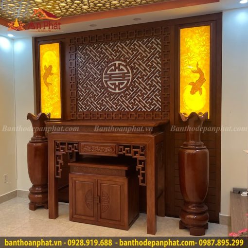 Phòng thờ gia tiên đẹp hiện đại, trang trọng