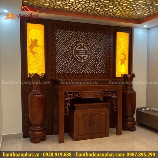 Mẫu thiết kế phòng thờ đẹp hiện đại