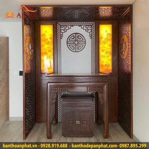 Vách ngăn bàn thờ chữ vạn VN284