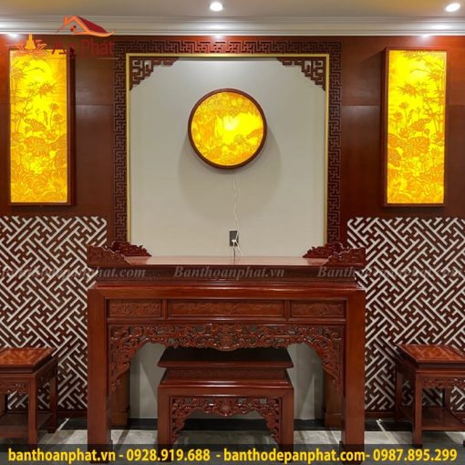 Vách ngăn phòng thờ đẹp hiện đại VN293