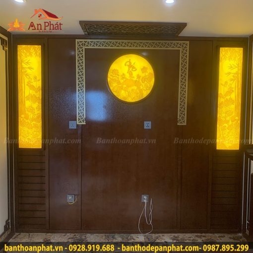 Vách ngăn phòng thờ đẹp VN319