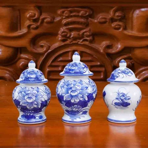 Chóe Thờ Men Lam Bát Tràng Cao Cấp GS804