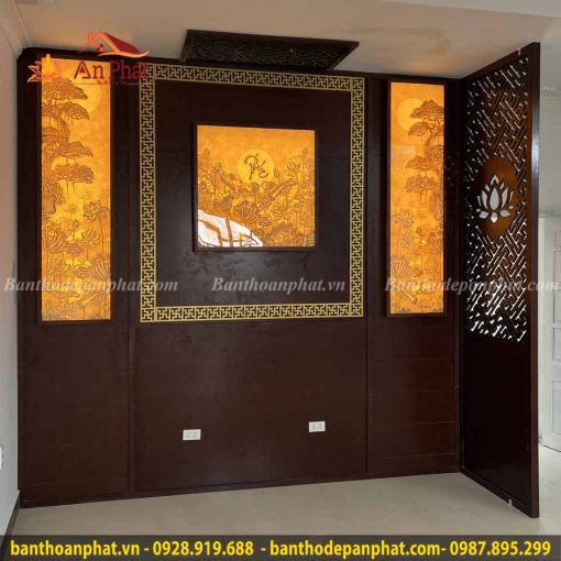 Vách ngăn phòng thờ hiện đại VN335
