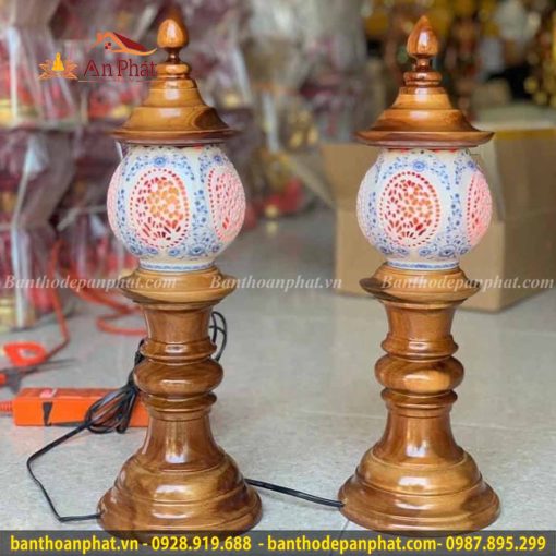 Đèn Thờ Gỗ Hiện Đại DT930