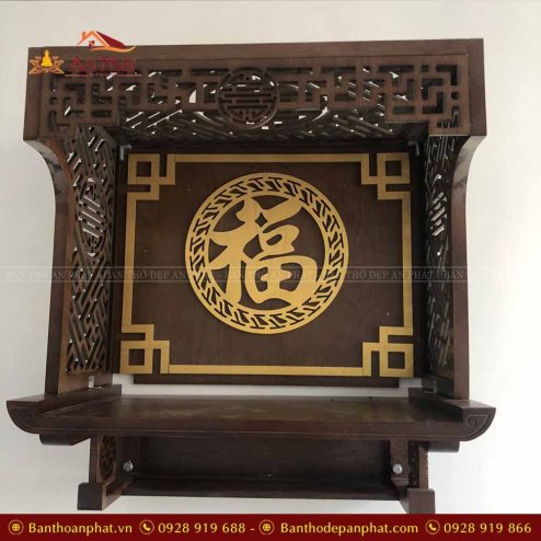Bàn thờ treo tường chung cư hiện đại