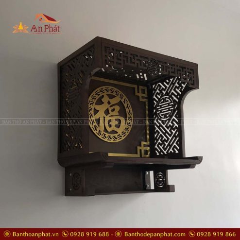 Mẫu bàn thờ treo tường chung cư hiện đại