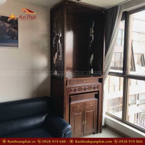 Mẫu bàn thờ chung cư đẹp hiện đại BTD2191