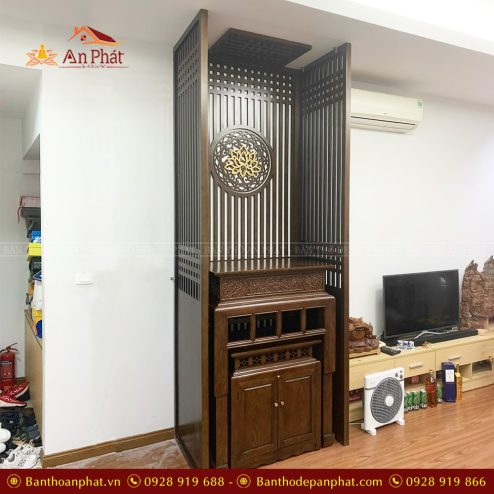 Mẫu thiết kế bàn thờ chung cư hiện đại
