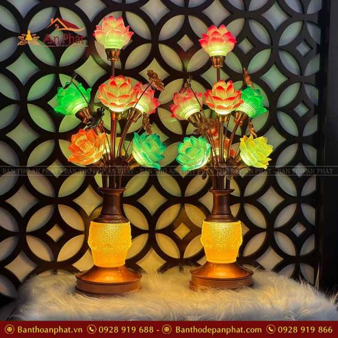 den ban tho bong luu ly 7 mau cao cap dt1022 2