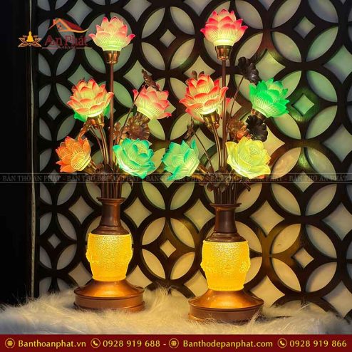 den ban tho bong luu ly 7 mau cao cap dt1022 3